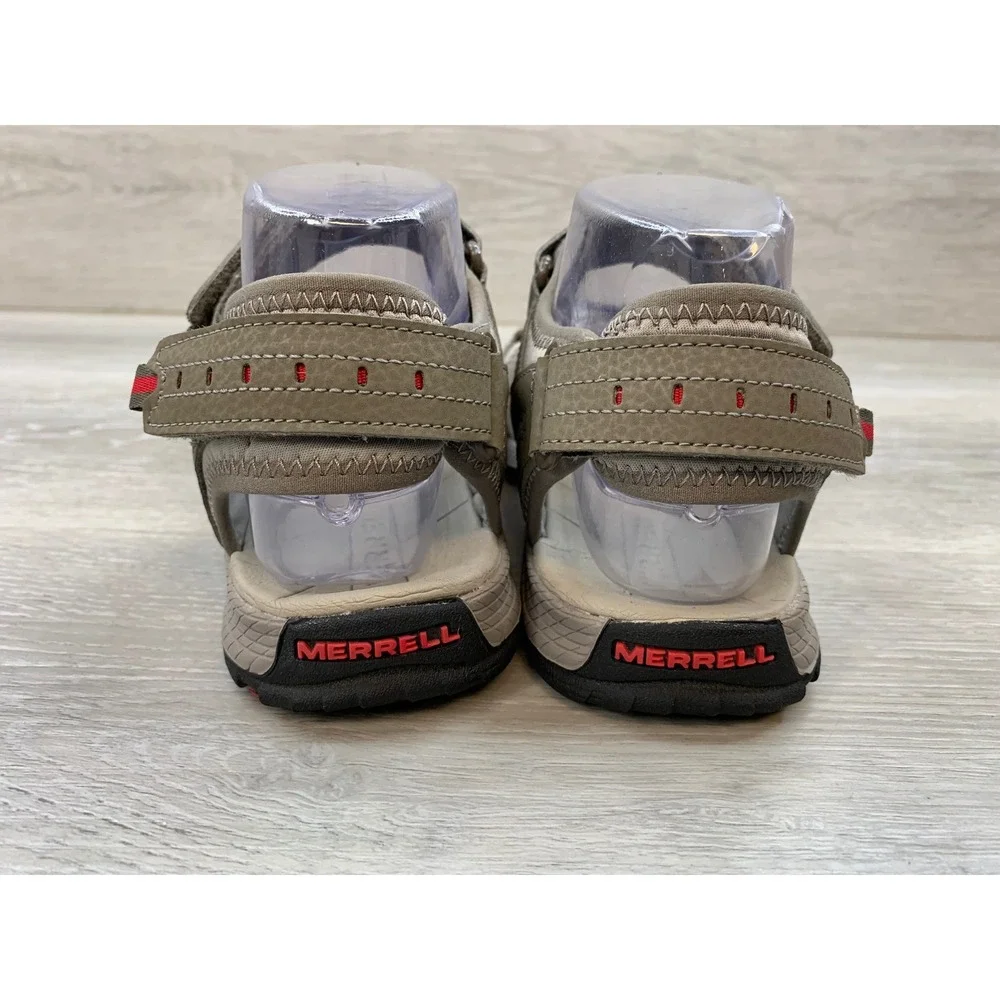 Merrell Panther Boys Sandals 6 Grey Red Hiking Outdoor Trail Outdoor Shoes